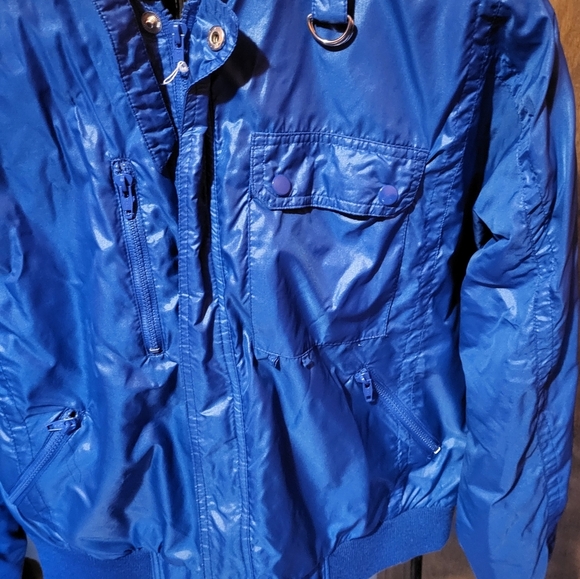 Vintage Upstream Norwalk Racing Lightweight Blue Jacket Size XL - Picture 6 of 6
